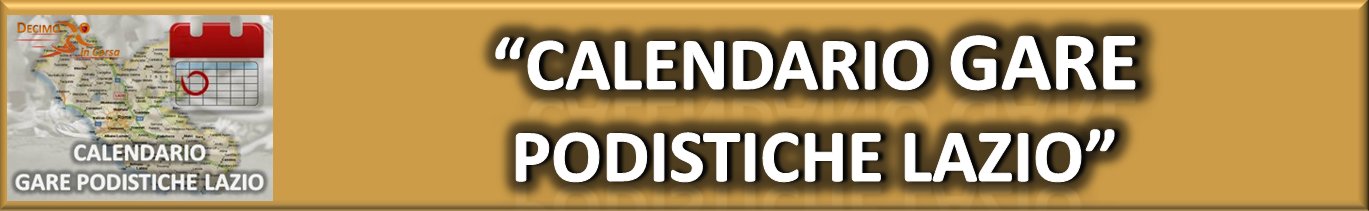 Calendario Gare Podistiche Lazio